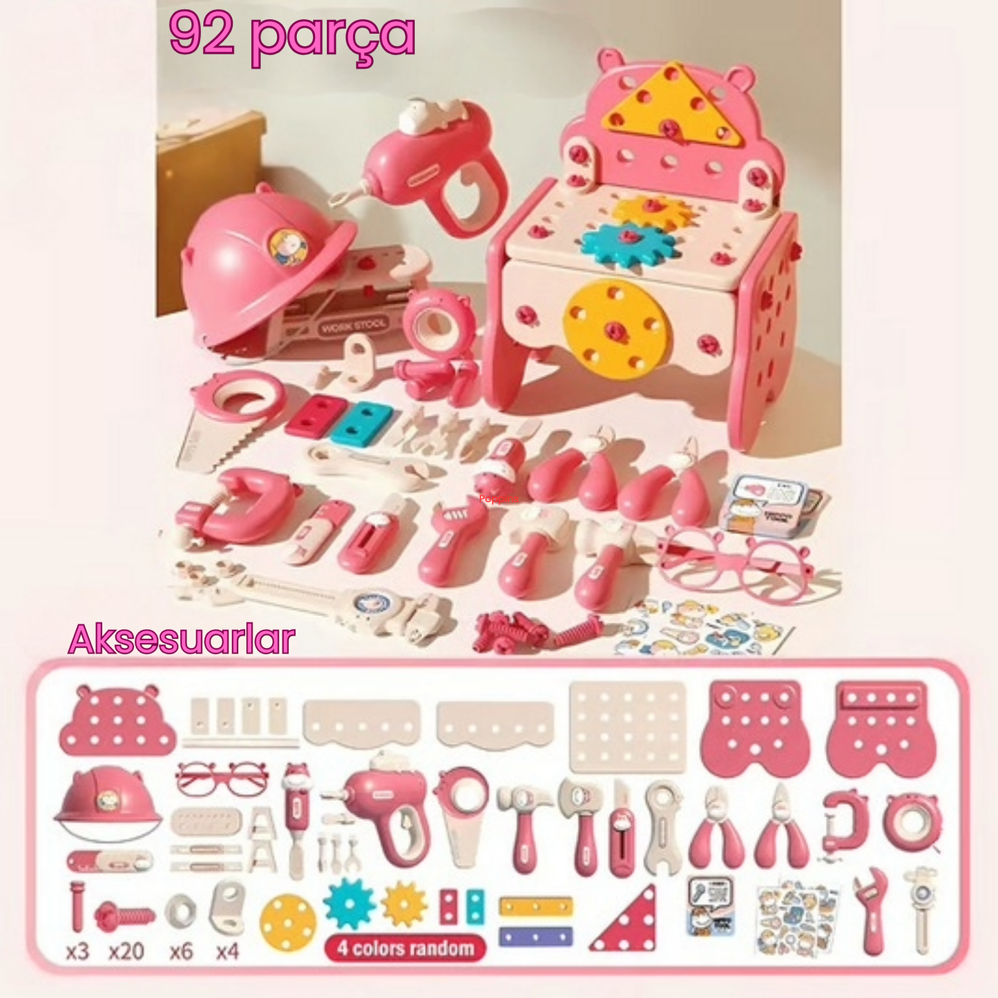 Hippo DIY Alet Kutusu Oyuncak Seti
