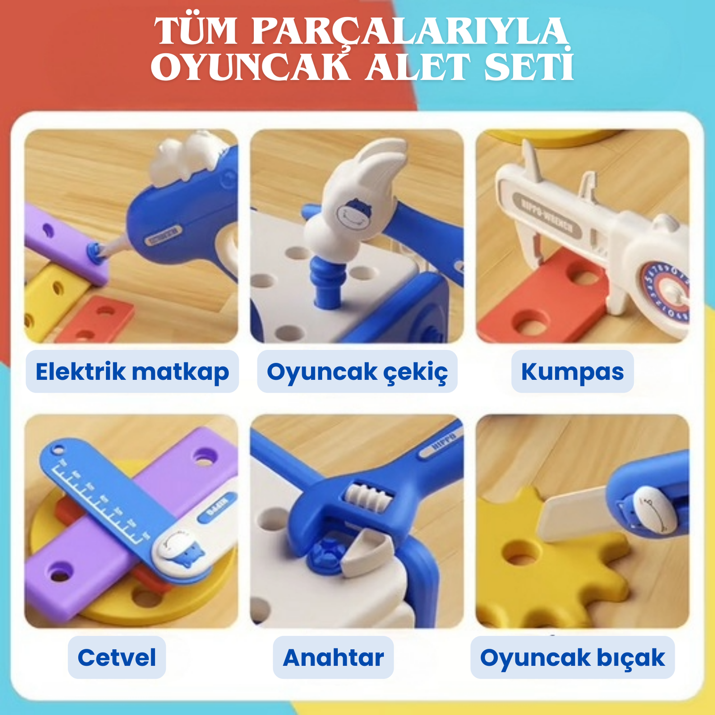 Hippo DIY Alet Kutusu Oyuncak Seti